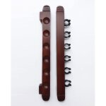 Support de queue de billard en bois pour 6 b�tons de billard support mural pour b�tons de queue de billard ...