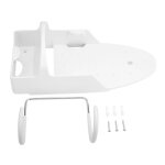 Support de rangement mural pour fer et planche  repasser - crochet de suspension - blanc
