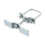 Support de roue de secours pour timon 60x60mm Support de roue de secours pour timon 60x60mm