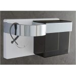 Support sche cheveux auto - adhsif mural porte lisseur avec rangement abs tenue brosses cheveux et acc ...