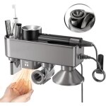 Support de sèche cheveux compatible dyson avec séchage automatique des mains et stockage magnétique des ... Support de sèche cheveux compatible dyson avec séchage automatique des mains et stockage magnétique des ...