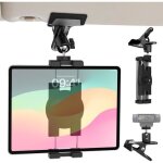 Support tablette pare - soleil voiture porte ipad visi�re camion pivotant � 360�support pince avec vis ...