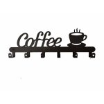 Support pour tasse caf un mur signe de bar porte - tasses caf crochet pour tasse signe de caf support ...