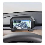 Support t�l�phone avec plateau en silicon pour tesla model 3 / y bo�te � mouchoir lunettes de soleil