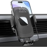 Support de t�l�phone portable pour voiture � fixer sur la grille da�ration support de t�l�phone r�glable ...