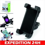 Support de t�l�phone - zisonix - universel - rotation 360� - pour v�lo moto trottinette - noir