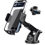 Support telephone voitureporte telephone voiture ventouse pare - brise tableau de bord compatible avec ...