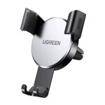 Support t�l�phone voiture - ugreen - gravit� - aluminium - compatible iphone et galaxy - gris