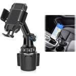 Support t�l�phone voiture universel r�glable porte telephone porte gobelet pour iphone 13 / 12 / 11 / ...