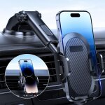 Support t�l�phone voiture universel r�tractable - ventouse r�glable pour tableau de bord et pare - brise ...