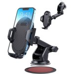 Support telephone voiture universel - super stabilit� forte ventouse - rotation r�tractable de 360�pour ...