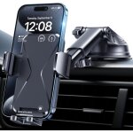 Support telephone voiture [super ventouse] porte telephone voiture ventouse accessoire voiture rotatif ...