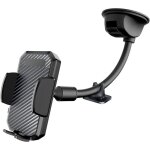 Support tlphone voiture ventouseporte smartphone pare brise tableau de bord avce long bras col de cygne ...