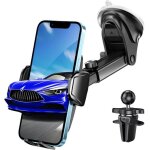 Support telephone voitureuniversel 3 en 1 porte telephone voiture ventouse pour tableau de bord & pare ...