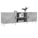 Support pour tlviseurmeuble de salon meuble tv gris bton 150x30x50cm bois dingnierie sqzr631372 home ...