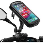 Support de tlphone pour moto tanche rotation 360 moto scooter smartphone