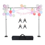 Support de toile de fond - duoku - bjj - tb8510 - 85 x 10 pi - rglable - acier au carbone q195