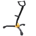 Support de trépied en métal pliable et réglable pour saxophone alto ténor Support de trépied en métal pliable et réglable pour saxophone alto ténor