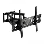 Support tv fixation mural  double bras inclinable et orientable pour tv led lg 75qned82 2023 75 vesa ...