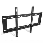 Support tv fixe fixation mural pour tv led tcl 55p638 55 vesa 200x400mm noir - visiodirect -