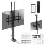 Support tv motoris� plafond / sol - maclean - mc - 125 - 43 - 88 - vesa 600x400 60 kg - hauteur 965 - ...