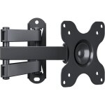 Support tv mural fixation support mural ecran pc orientable et inclinable universel pour moniteur et ...