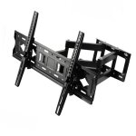 Support tv mural inclinable et pivotant  double bras pour crans plats 32??  80?? pouces vesa 600x400mm ...