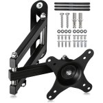 Support tv mural pour moniteur et tlvision plat / incurv de 13 - 32 pouces rotation  360 inclinaison ...