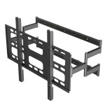Support tv mural pivotant - pour crans de 40  80 pouces jusqu 100 kg accroche tv inclinable et rotatif ...