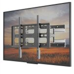Support tv mural pivotant - pour crans de 55  100 pouces jusqu 120 kg accroche tv inclinable et rotatif ...