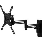 Support tv mural wh - 03 - 43 � 2 bras avec gestion des c�bles support tv pivotant et inclinable pour ...