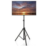 Support tv reglable en hauteur trepied pour tv a ecran plat lcd capacite de 35 kg repose pied antiderapant ... Support tv reglable en hauteur trepied pour tv a ecran plat lcd capacite de 35 kg repose pied antiderapant ...