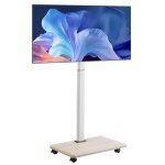 Support tv à roulettes - vevor - pour Écrans de 8128 à 1778 mm - chariot tv mobile - rotation gauche ... Support tv à roulettes - vevor - pour Écrans de 8128 à 1778 mm - chariot tv mobile - rotation gauche ...