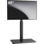 Support tv sur pied support tv 32 - 70 pouces haut 1095 - 1350 mm pivotant 60�