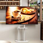 Support tv sur pied - pied tv de 40 � 75 pouces max vesa 600x400mm charge 40kg