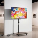Support tv sur pied electrique avec roulettes - pied tv universel 37 - 77 hauteur réglable 105 - 165cm ... Support tv sur pied electrique avec roulettes - pied tv universel 37 - 77 hauteur réglable 105 - 165cm ...