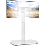 Support tv sur pied avec pidestal en verre tremp pied tv pivotant pour tlviseur de 32 - 65 pouce ...