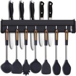 Support pour ustensiles de cuisine avec crochets support mural pour ustensiles de cuisine support de ...