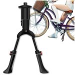 Support de v�lo r�glable b�quille centrale double de 24 � 29 pouces edibazzar
