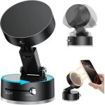 Support de voiture - aimant - 360 rglable - sous vide magntique - universel - noir
