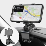 Support voiture pour tlphone avec rotation  360 compatible avec smartphones 4 - 7 pouces