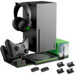 Support compatible avec xbox series xventilateur de refroidissement avec dual controller chargeur stationbatte ...