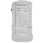 Sur assise pour poussette - hauck - coton - fentes pour harnais 5 points - gris