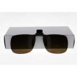 Sur - lunettes - ad sol lunettes de soleil - clip 1971 - marron - taille l - protection uv 3