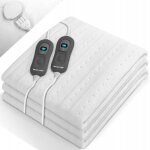 Sur - matelas alse chauffante 140 x 160 cm avec 2 tlcommandes