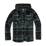 Surchemise carreaux  capuche brandit iron maiden eddy