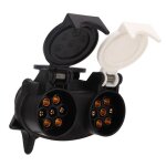 Surenhap adaptateur de la bougie de remorque adaptateur de prise de remorque de 13 broches � 7 broches ...