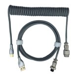 Surenhap c�ble de clavier enroul� c�ble de clavier de jeu professionnel professionnel r�tractable informatique ...