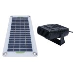 Surenhap chauffage de voiture � panneau solaire chauffage � panneau solaire 30w panneau solaire en silicium ...