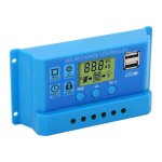 Surenhap contr�leur solaire contr�leur de solaire pwm lcd param�tre affichage r�glable 2 r�gulateur de ...
